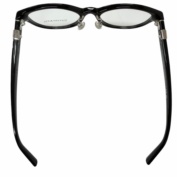 Excellent TIFFANY&Co. Glasses T logo temples black mens TF2236-D