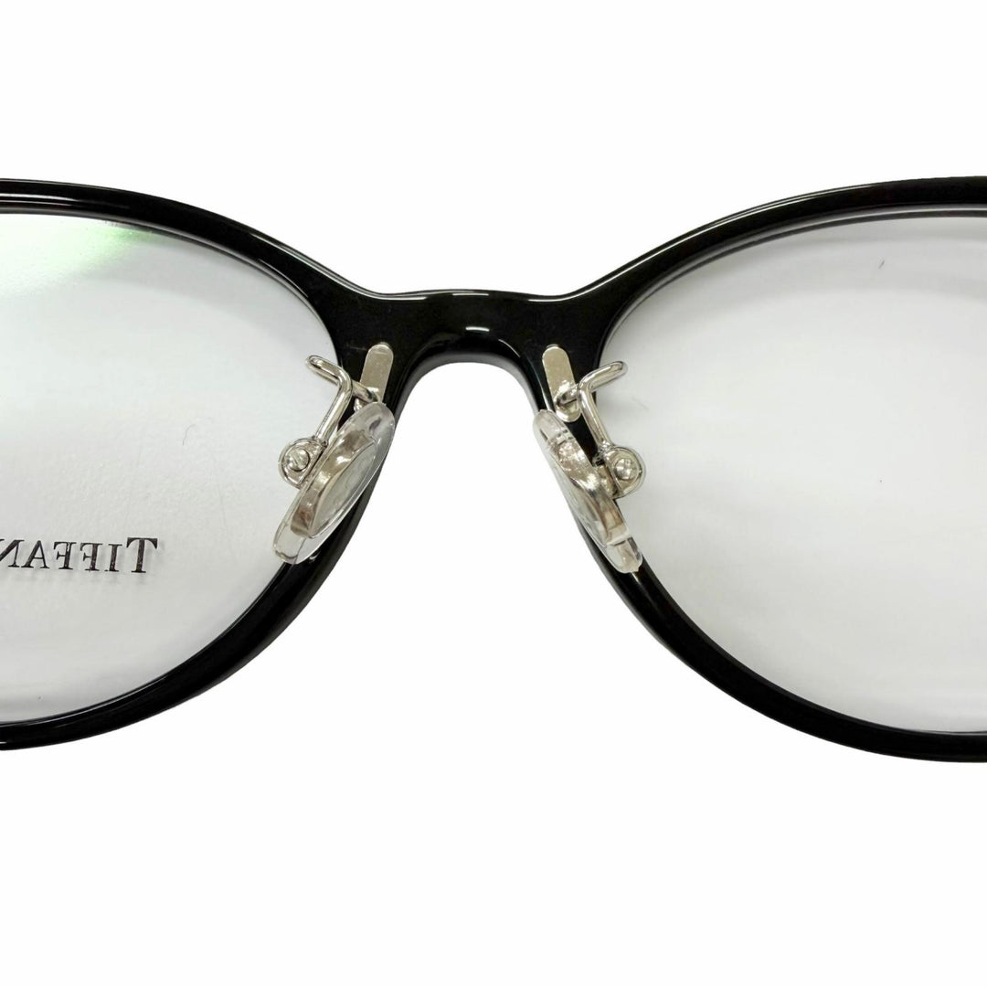 Excellent TIFFANY&Co. Glasses T logo temples black mens TF2236-D