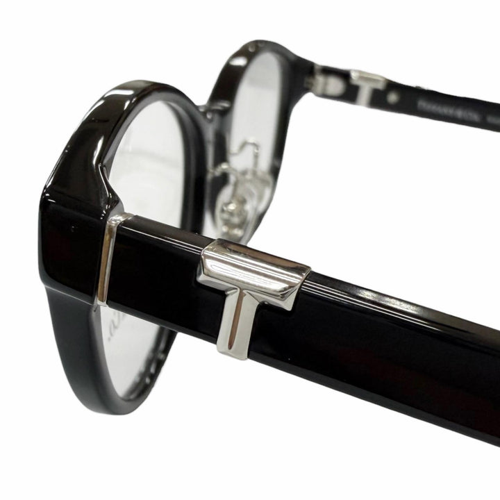 Excellent TIFFANY&Co. Glasses T logo temples black mens TF2236-D