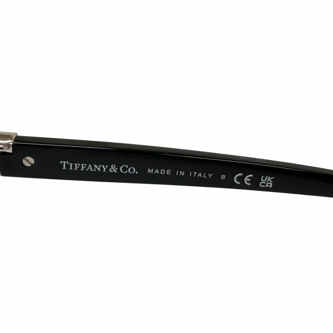 Excellent TIFFANY&Co. Glasses T logo temples black mens TF2236-D