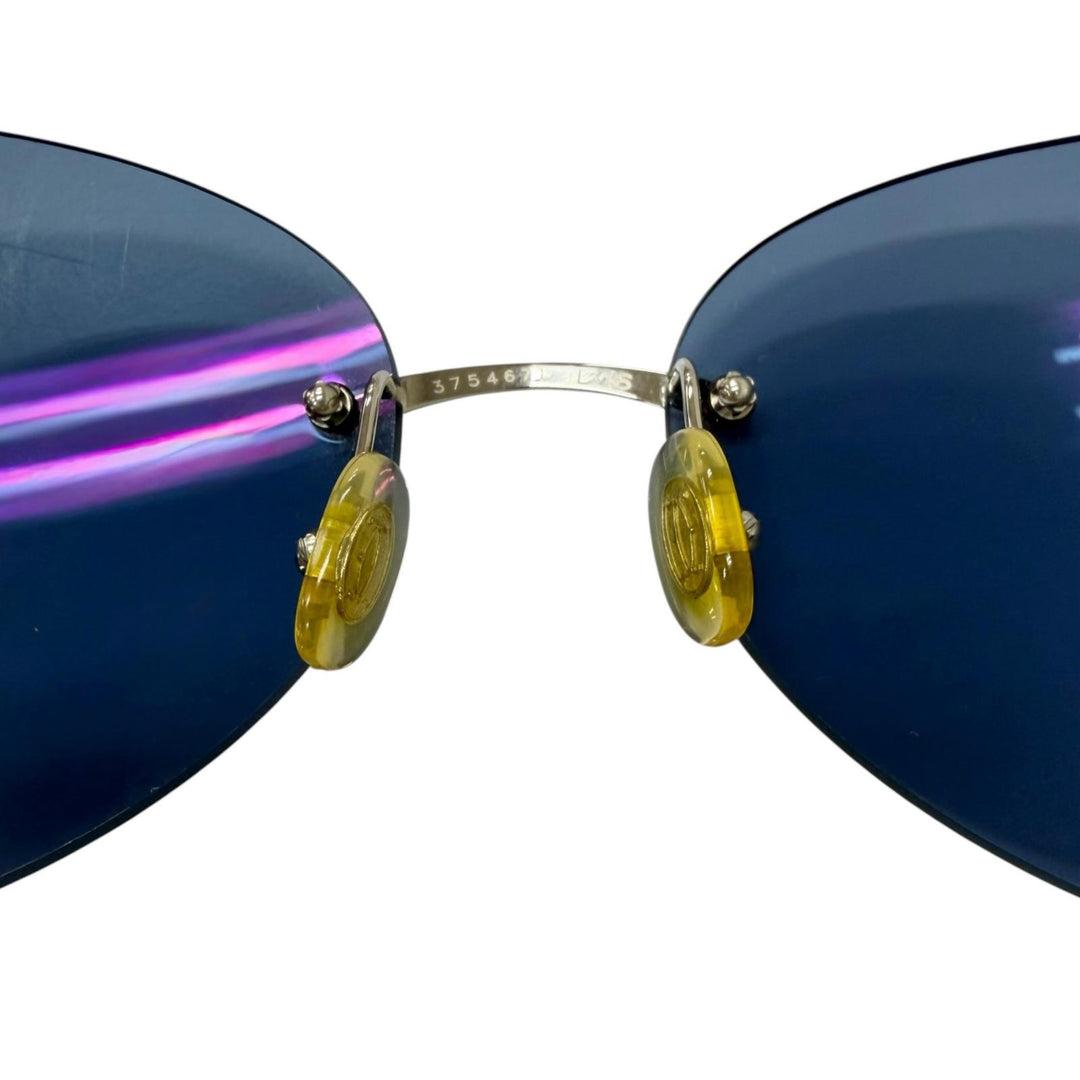 Great Cartier sunglasses C de Cartier 2C decor Silver mens