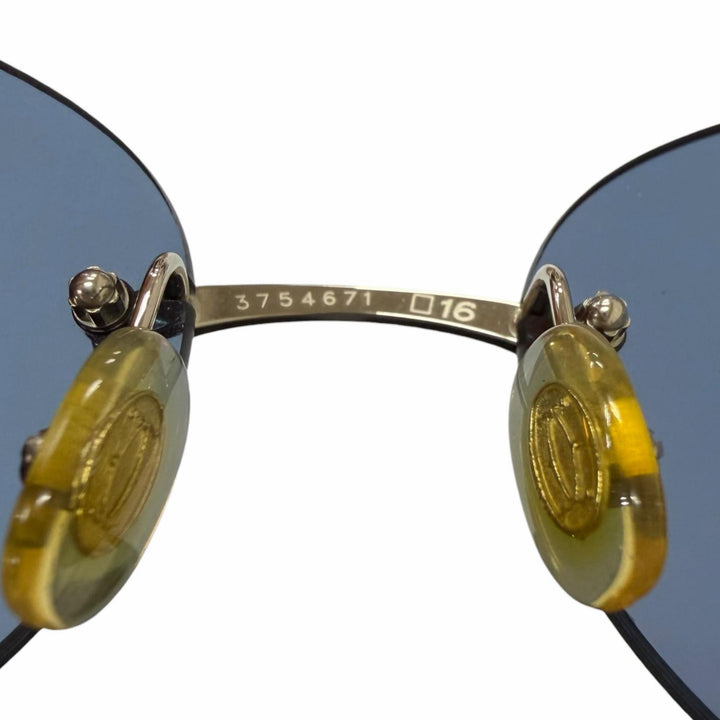 Great Cartier sunglasses C de Cartier 2C decor Silver mens