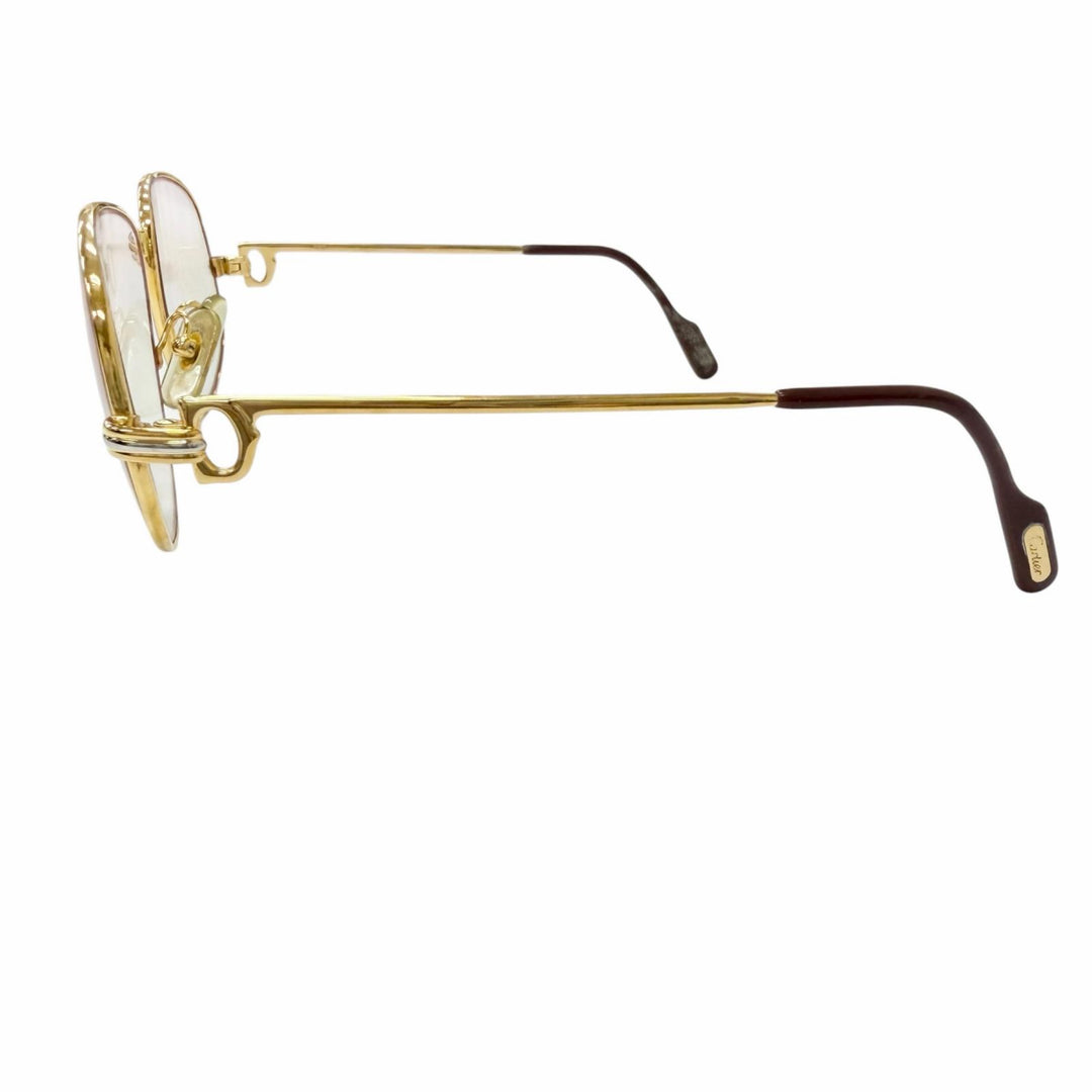 Very Good Cartier Glasses Trinity Gradient Lenses gold