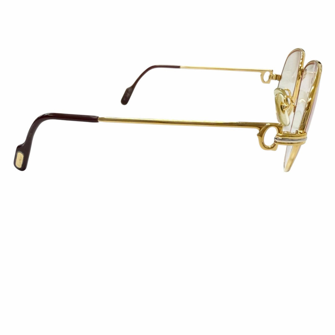 Very Good Cartier Glasses Trinity Gradient Lenses gold