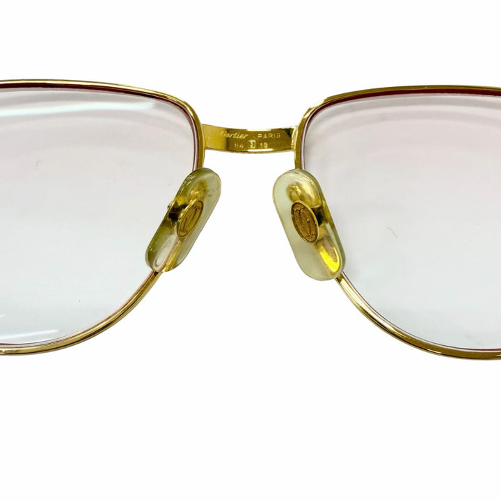 Very Good Cartier Glasses Trinity Gradient Lenses gold