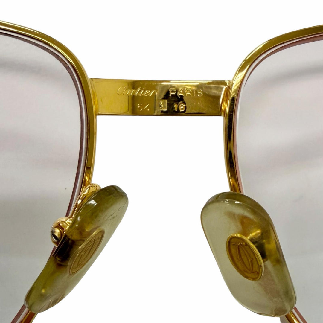 Very Good Cartier Glasses Trinity Gradient Lenses gold