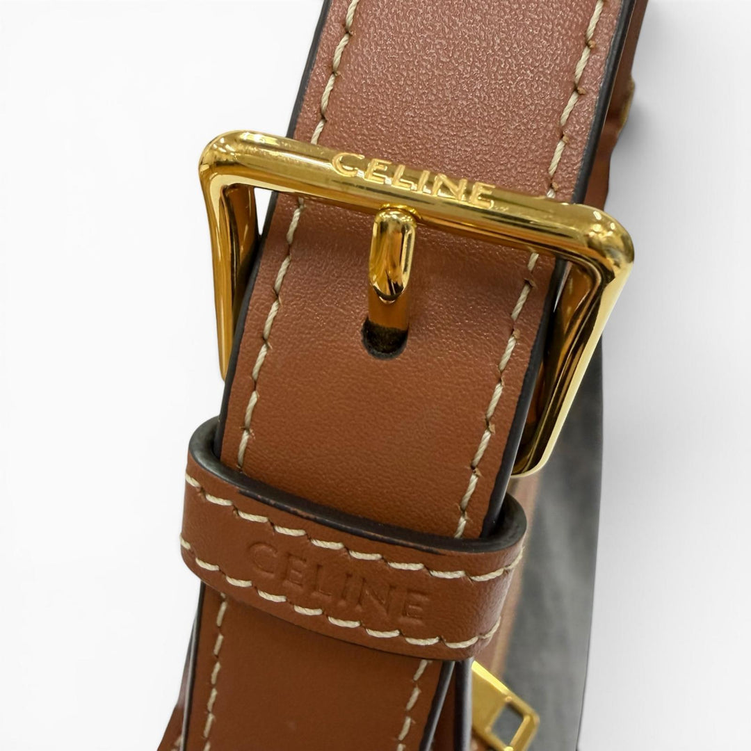 Great CELINE Handbag Medium Eloise Shoulder Bag Brown Triomphe canvas Women