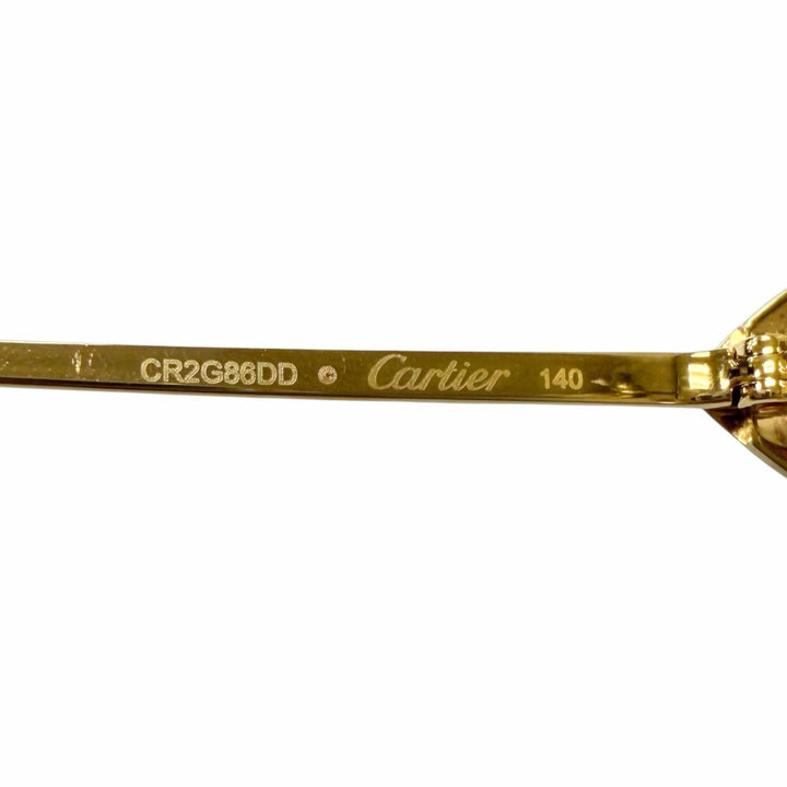 Excellent Cartier Glasses Signature C de Cartier Octagon Two-Point Glasses
