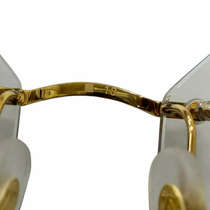 Excellent Cartier Glasses Signature C de Cartier Octagon Two-Point Glasses