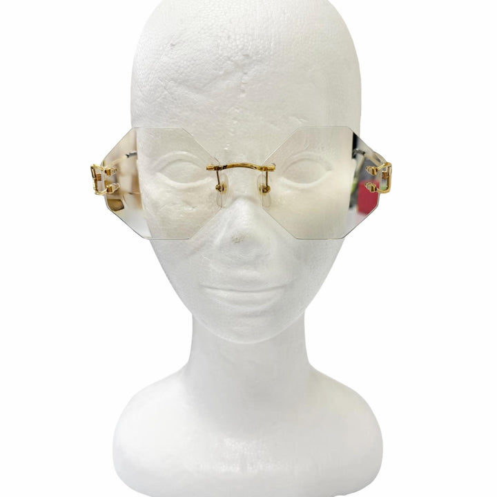 Excellent Cartier Glasses Signature C de Cartier Octagon Two-Point Glasses