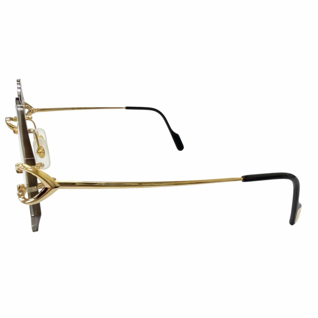Excellent Cartier Glasses Signature C de Cartier Octagon Two-Point Glasses