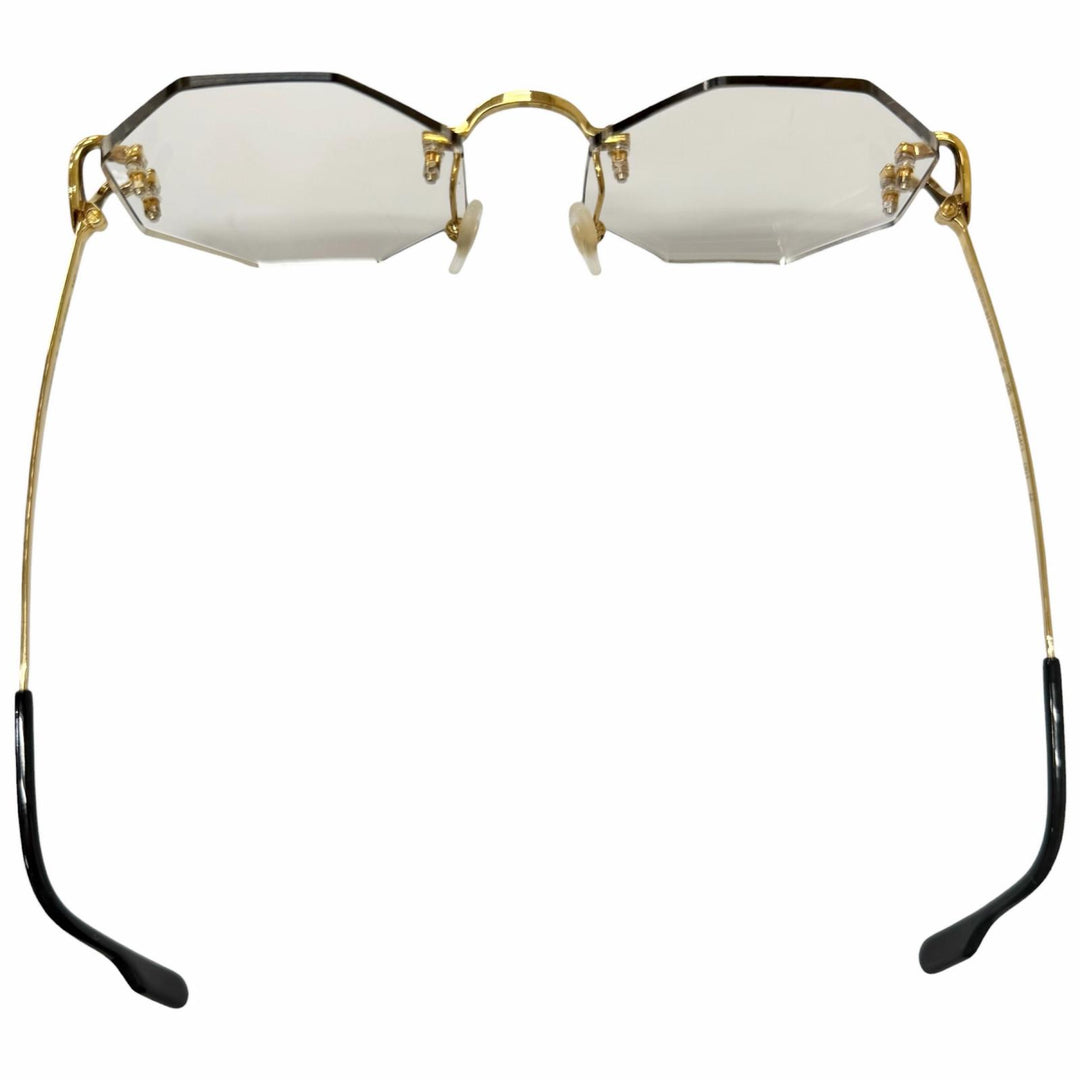 Excellent Cartier Glasses Signature C de Cartier Octagon Two-Point Glasses