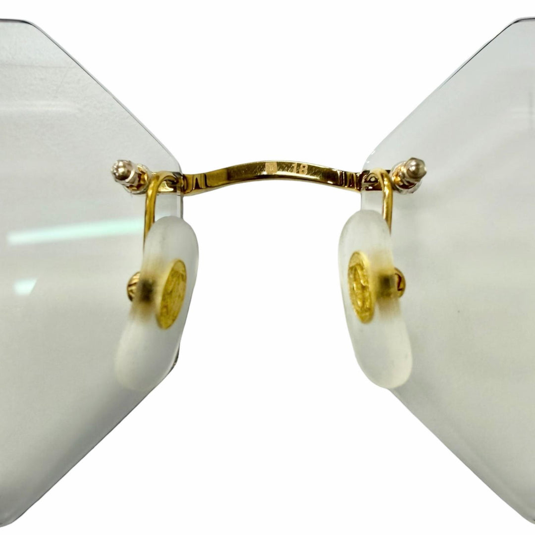 Excellent Cartier Glasses Signature C de Cartier Octagon Two-Point Glasses