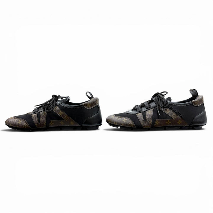 Excellent LOUIS VUITTON Low cut sneakers LV Sneakers Carina Monogram canvas 35