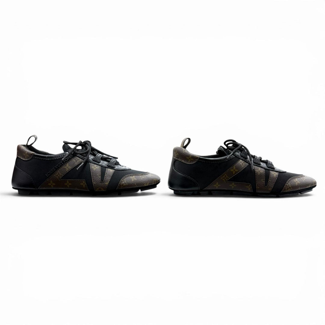 Excellent LOUIS VUITTON Low cut sneakers LV Sneakers Carina Monogram canvas 35