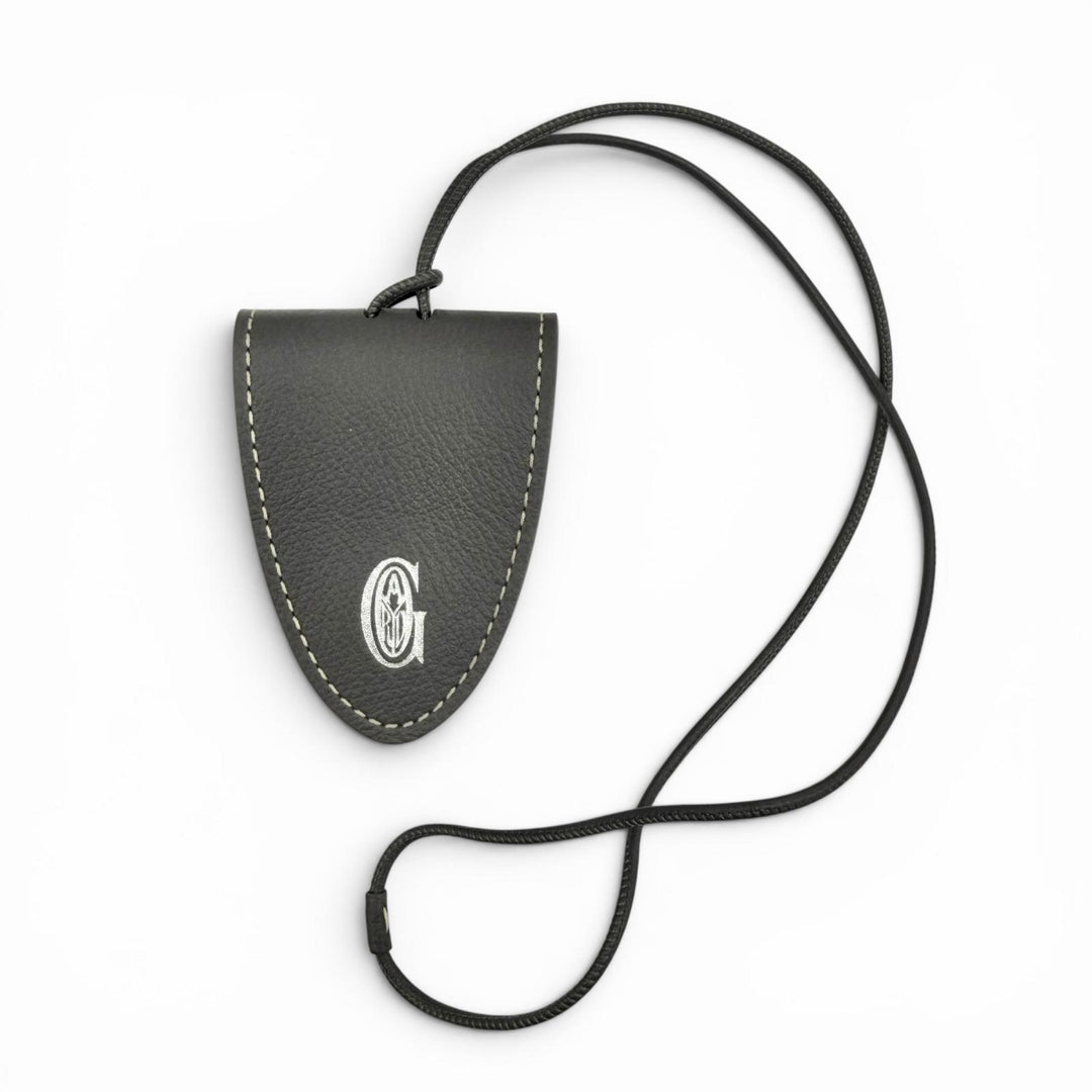 Pristine GOYARD Bag charm Universal Cross Bag Clip Gray leather Women