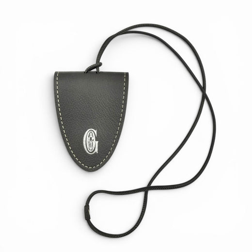 Pristine GOYARD Bag charm Universal Cross Bag Clip Gray leather Women