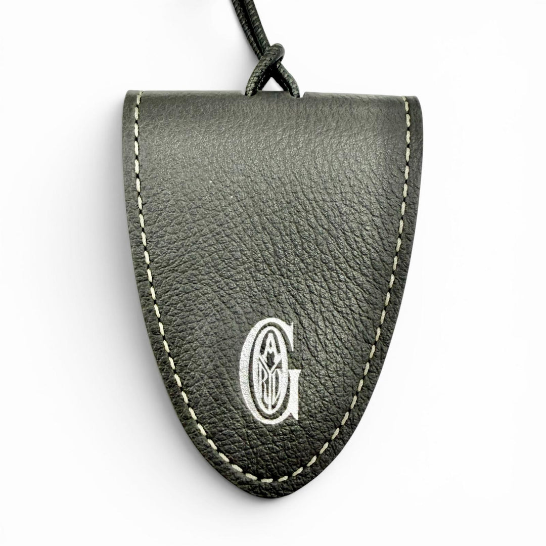 Pristine GOYARD Bag charm Universal Cross Bag Clip Gray leather Women