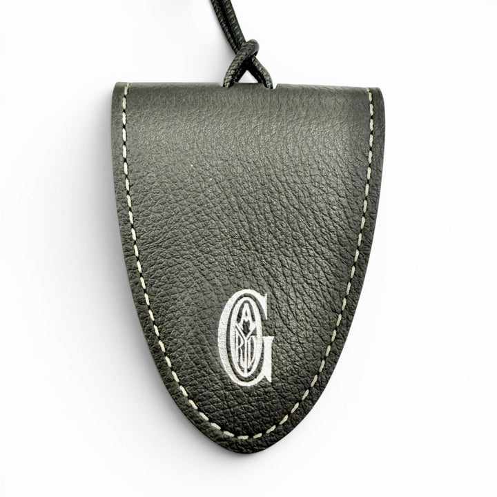 Pristine GOYARD Bag charm Universal Cross Bag Clip Gray leather Women