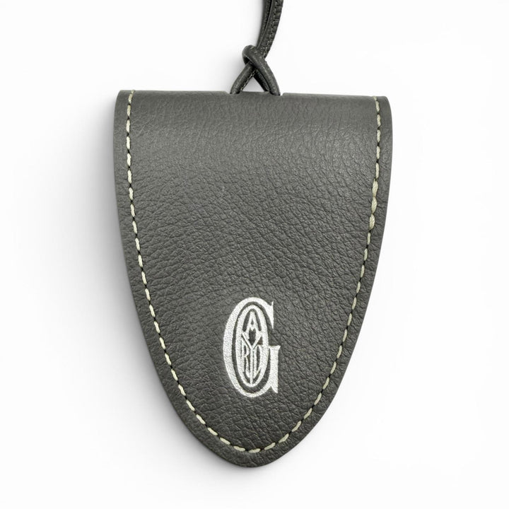 Pristine GOYARD Bag charm Universal Cross Bag Clip Gray leather Women