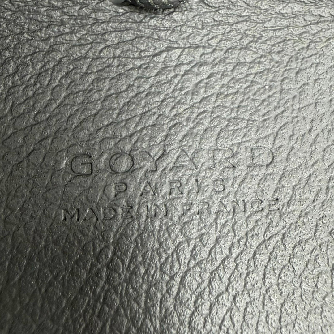 Pristine GOYARD Bag charm Universal Cross Bag Clip Gray leather Women