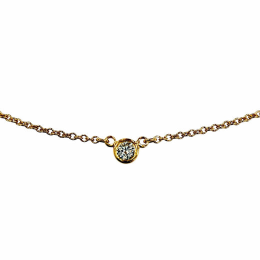 Great TIFFANY&Co. Necklace El Saperetti Yellow Gold 750 Women