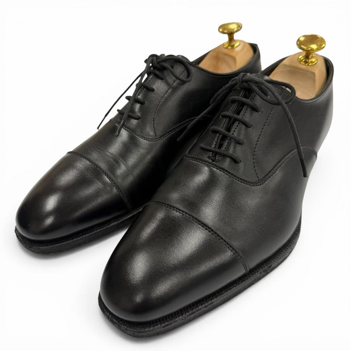Discounted Very Good CROCKETT&JONES Leather shoes AUDLEY3 black leather mens 5.5