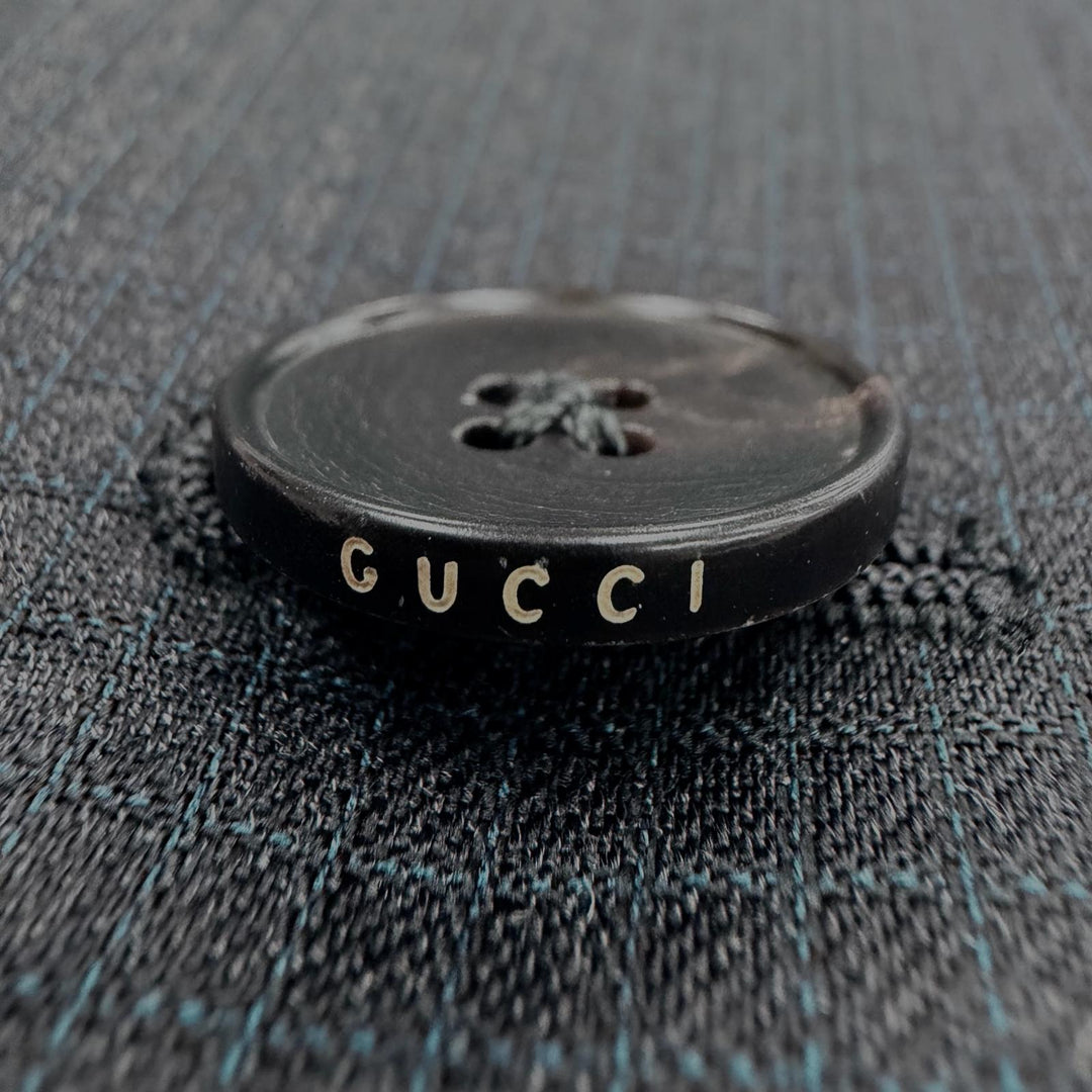 Great GUCCI two-piece set gray wool mens 48