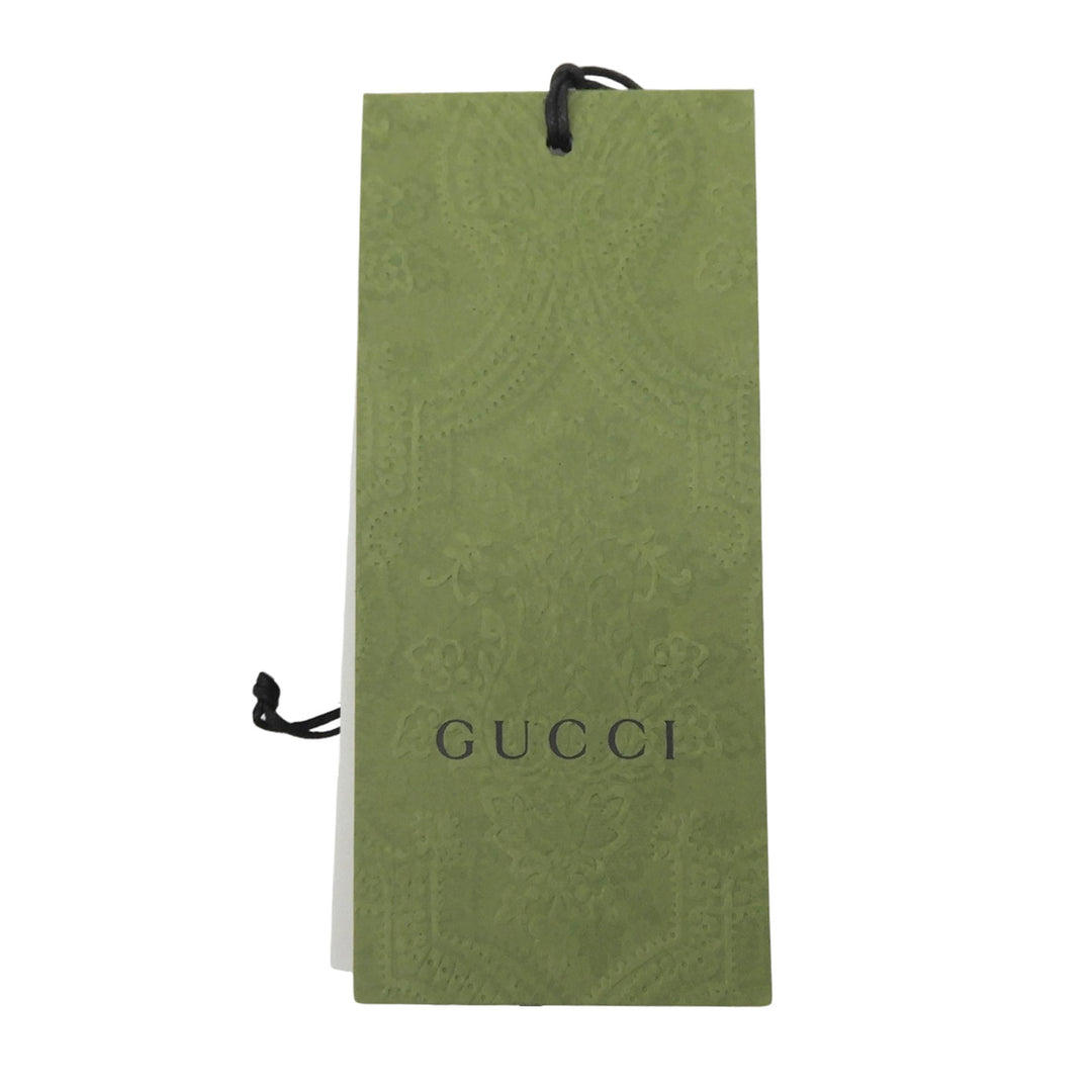 Pristine GUCCI Pants Script logo all-over print wide Multi silk mens 44 739414