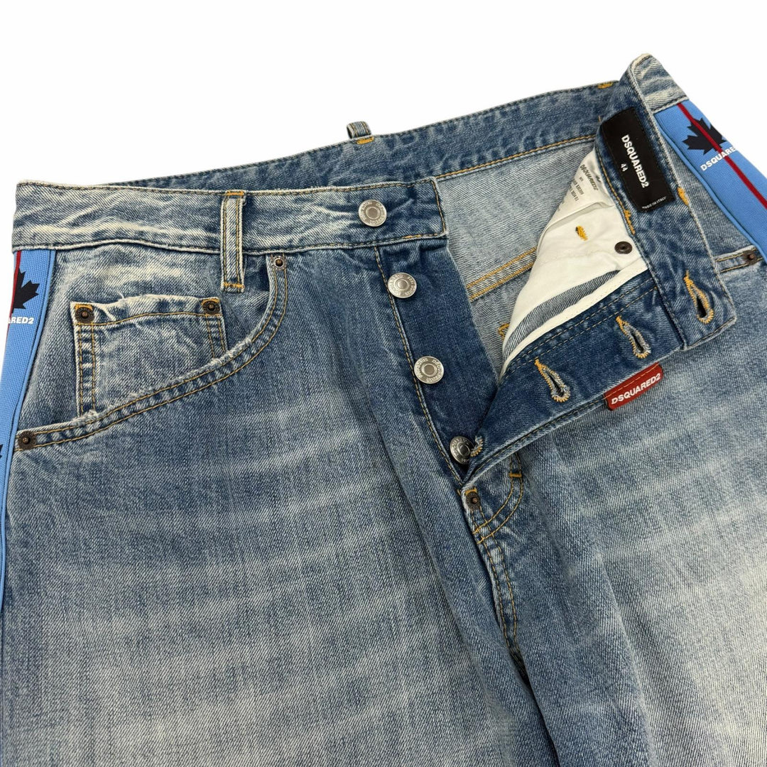 Great DSQUARED2 Denim pants blue cotton mens 44 S74LB1419