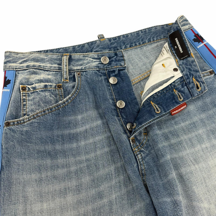 Great DSQUARED2 Denim pants blue cotton mens 44 S74LB1419