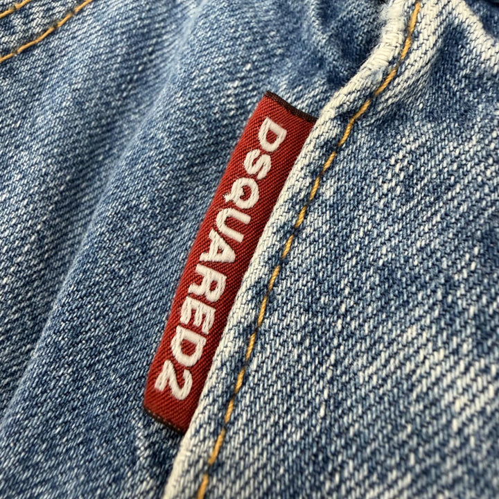 Great DSQUARED2 Denim pants blue cotton mens 44 S74LB1419