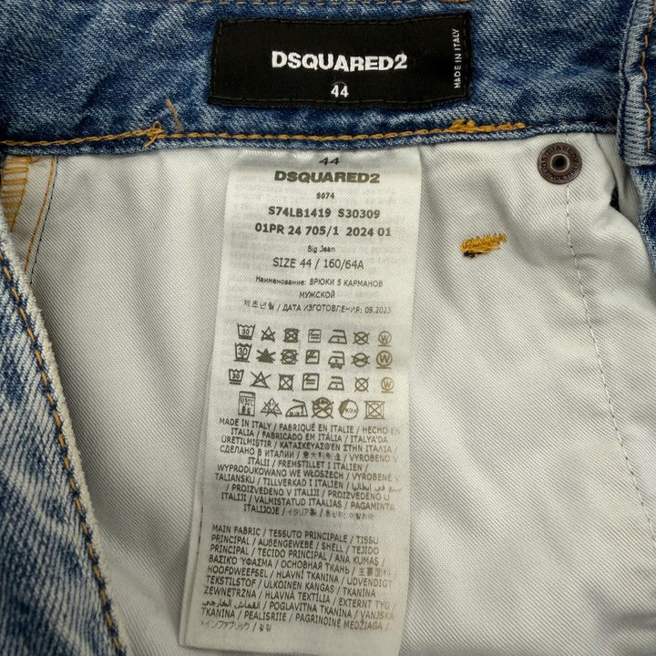 Great DSQUARED2 Denim pants blue cotton mens 44 S74LB1419