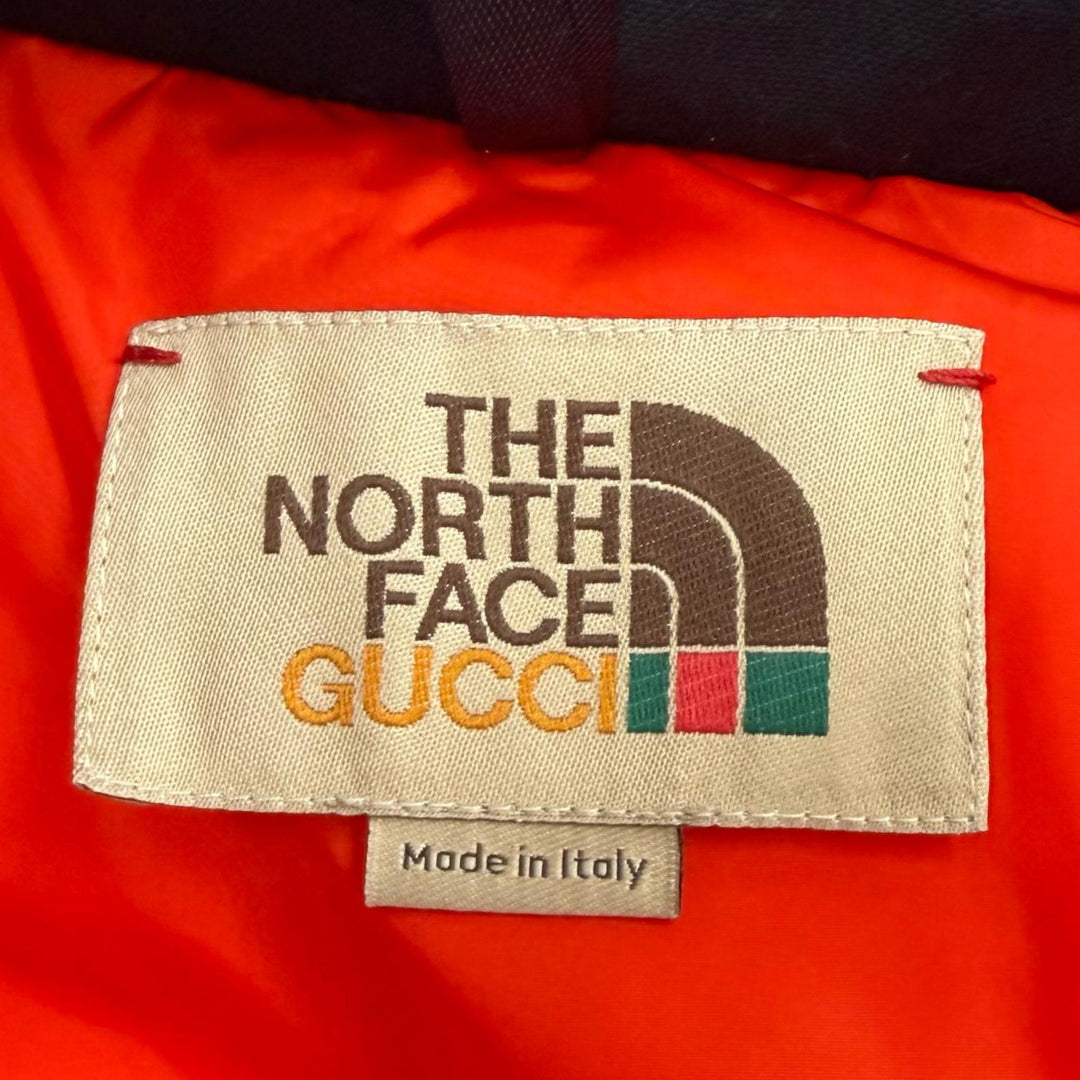 Excellent GUCCI×THE NORTH FACE Down jacket green cotton Women XS 670908