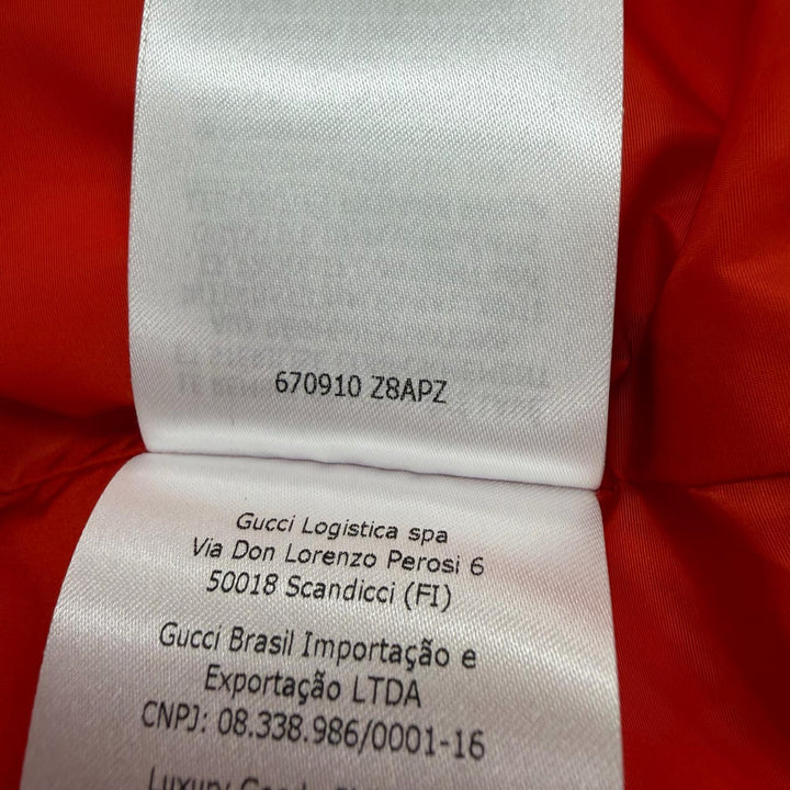 Excellent GUCCI THE NORTH FACE GG Padded Vest beige cotton mens XS 670910