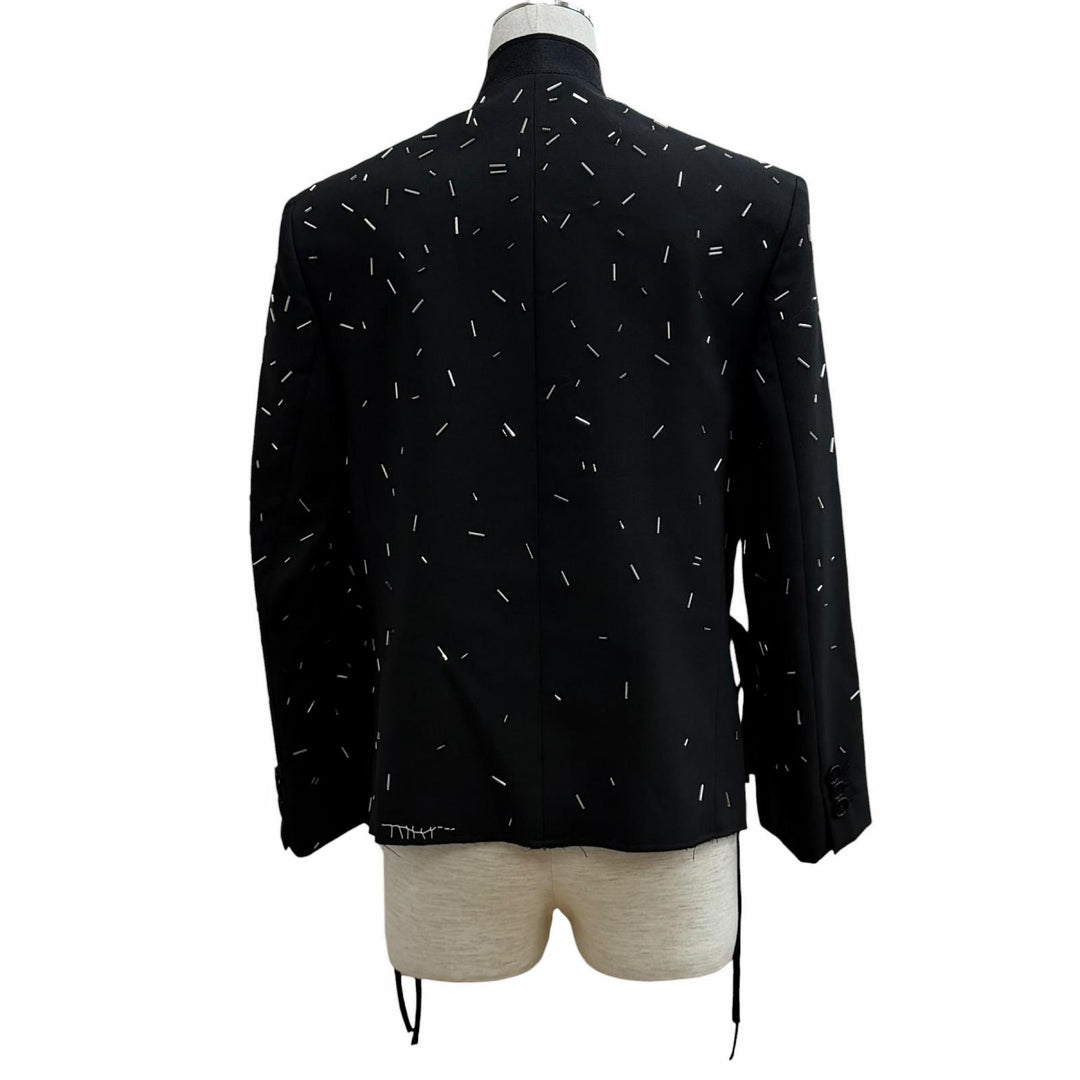 Excellent MARNI Jacket black Virgin wool Women 38 GIMA0283QS