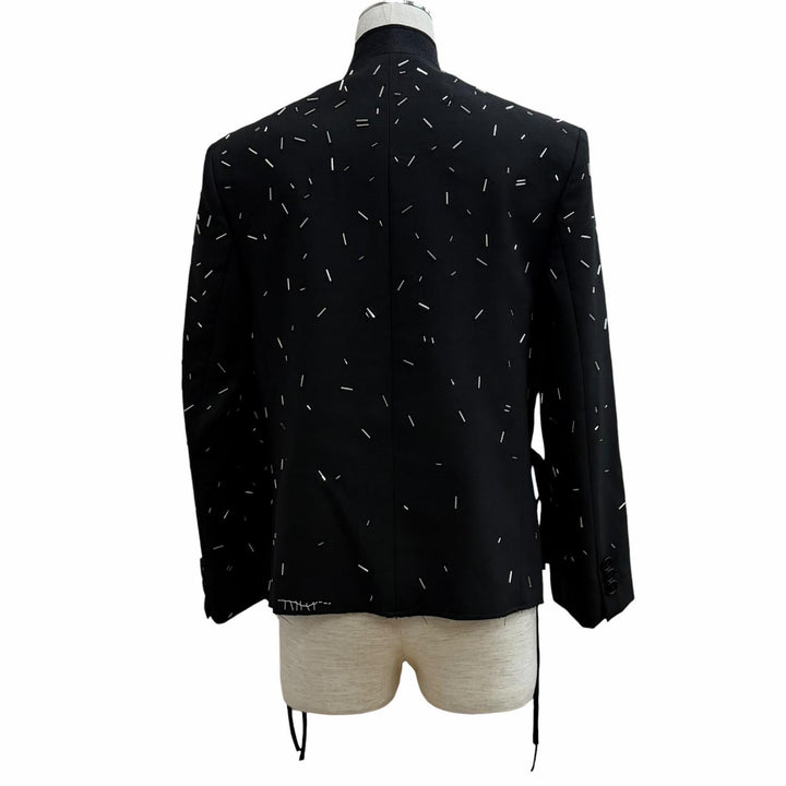 Excellent MARNI Jacket black Virgin wool Women 38 GIMA0283QS