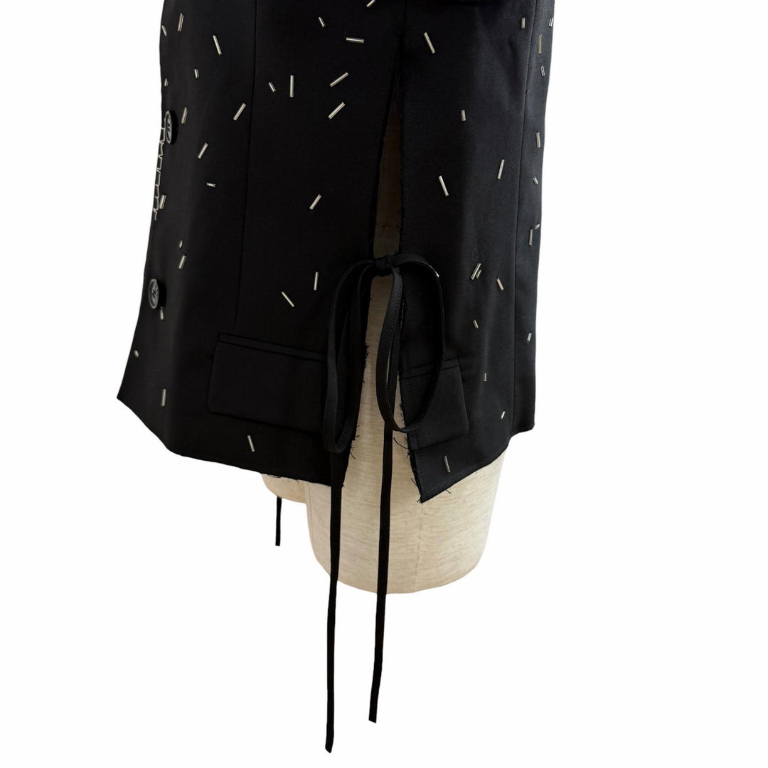 Excellent MARNI Jacket black Virgin wool Women 38 GIMA0283QS