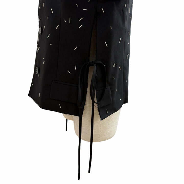 Excellent MARNI Jacket black Virgin wool Women 38 GIMA0283QS