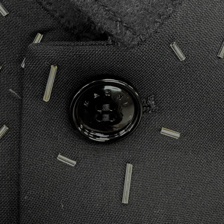 Excellent MARNI Jacket black Virgin wool Women 38 GIMA0283QS