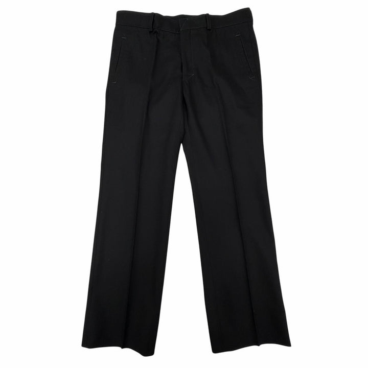 Excellent HERMES Pants slacks black wool mens 44
