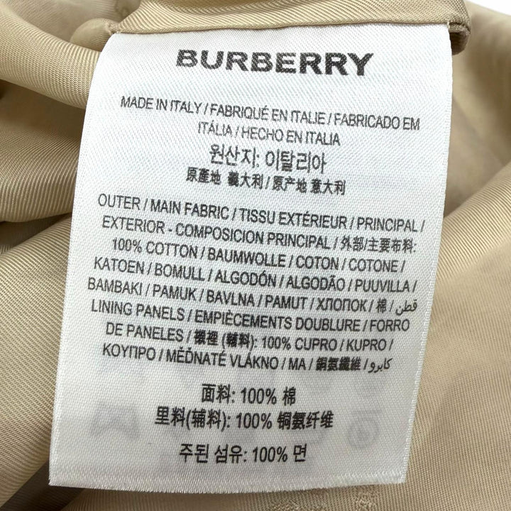 Discounted Pristine BURBERRY jumpsuit Logo print lining overalls/dungarees