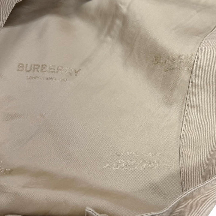Discounted Pristine BURBERRY jumpsuit Logo print lining overalls/dungarees