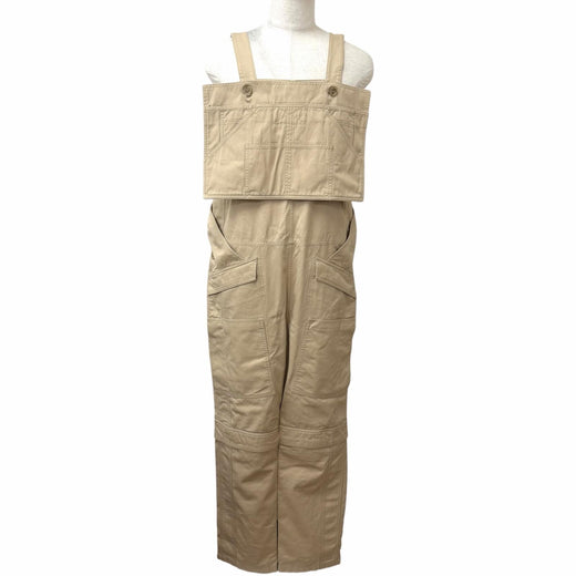Discounted Pristine BURBERRY jumpsuit Logo print lining overalls/dungarees
