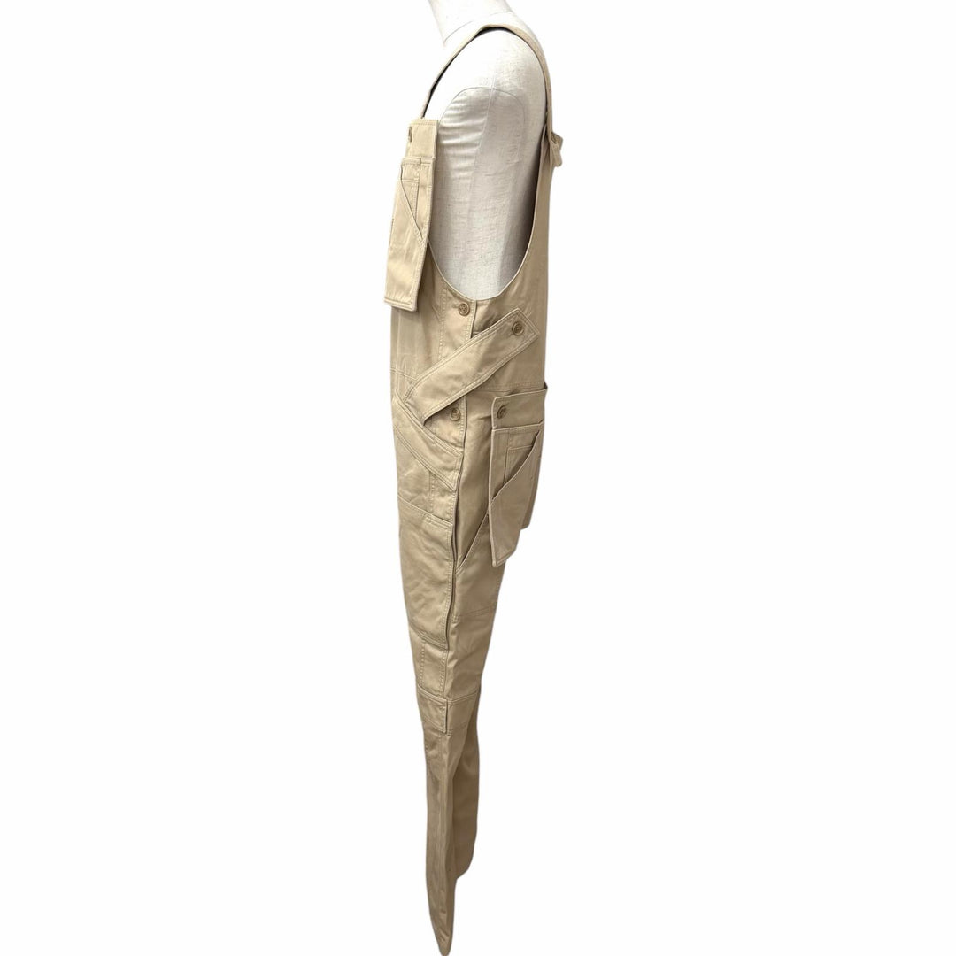 Discounted Pristine BURBERRY jumpsuit Logo print lining overalls/dungarees