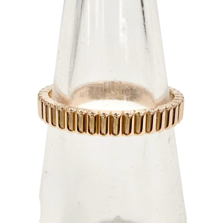 Excellent BOUCHERON Ring ring Quatre Grosgrain Ring Small Pink gold AU750 Women