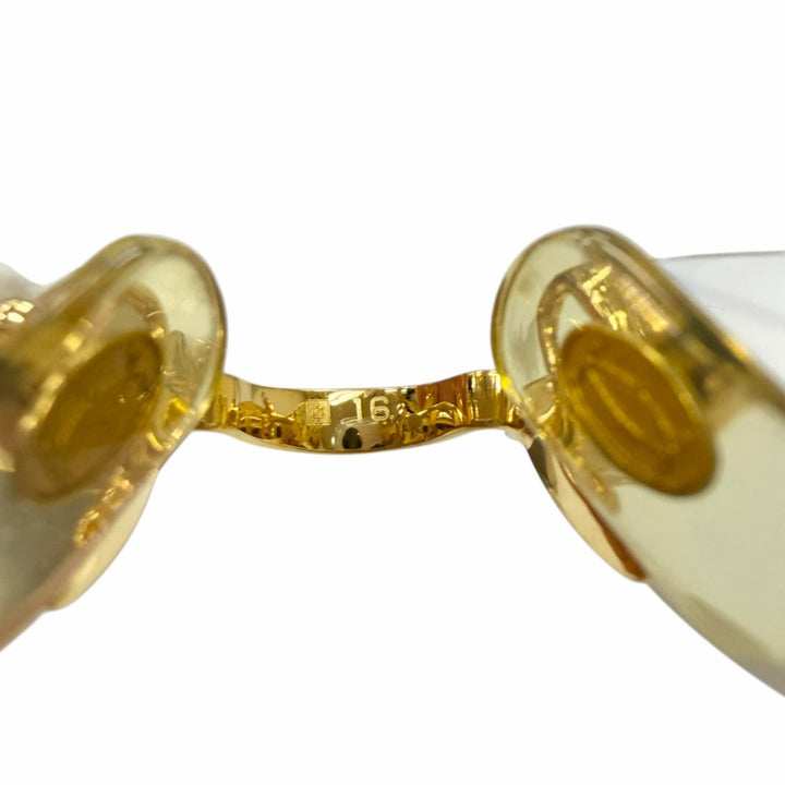 Very Good Cartier Glasses Trinity 2C Decor Two-Point Rimless Glasses