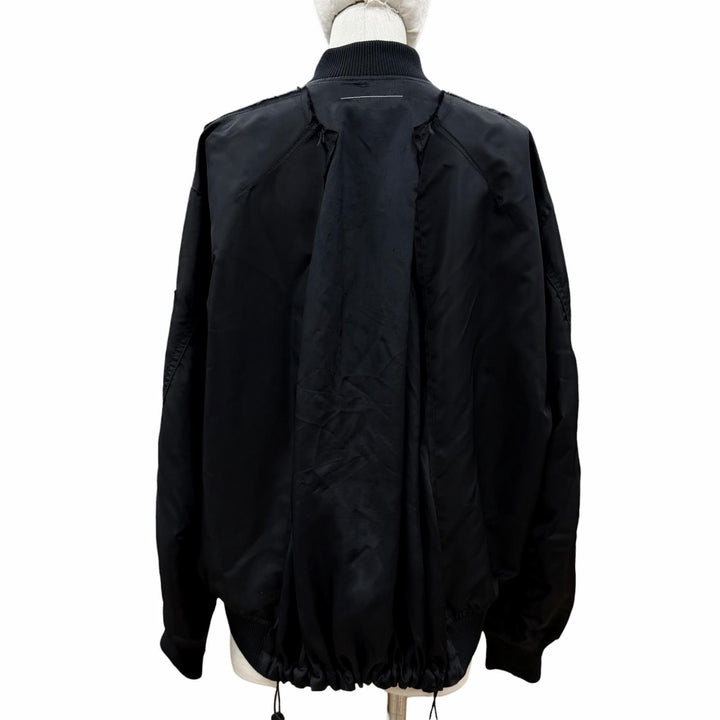 Excellent MM6 Maison Margiela Jacket black Nylon Women 38 S52AM0315