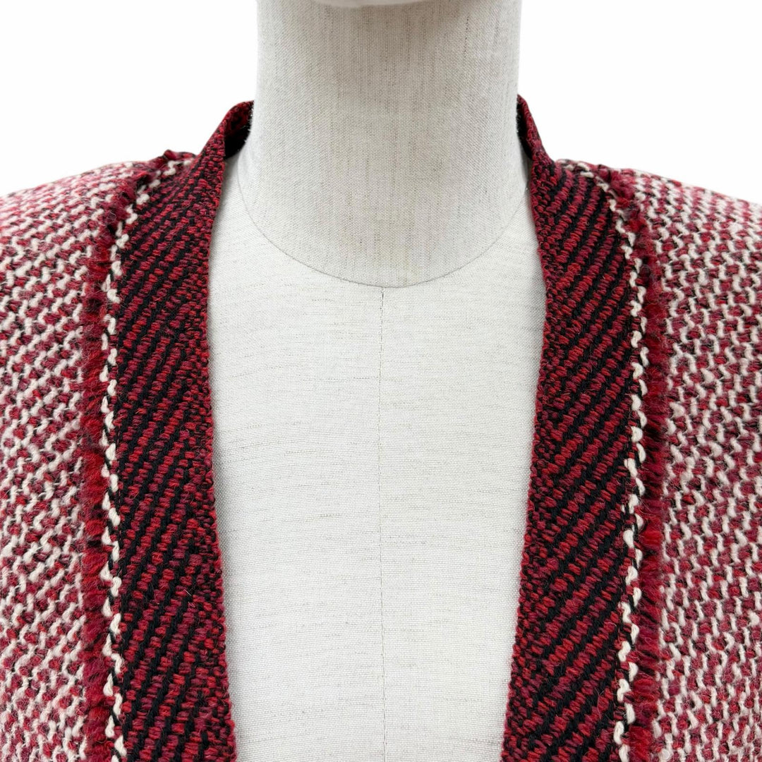 Very Good CHANEL BOUTIQUE Jacket Red wool Women 38 98A P11572