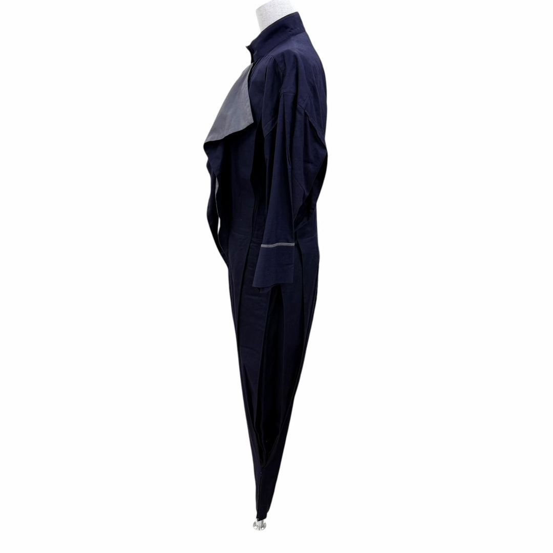 Great ISSEY MIYAKE Overall Original tag 70's archive all-in-one jumpsuit Navy 9